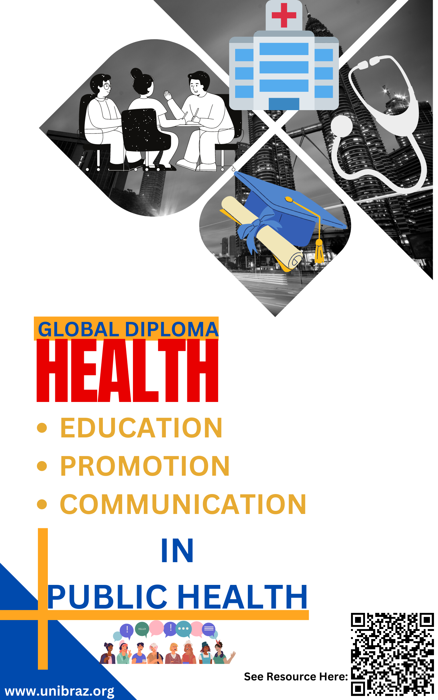 PROFESSIONAL GLOBAL DIPLOMA – HEALTH EDUCATION | PROMOTION & COMMUNICATION IN PUBLIC HEALTH