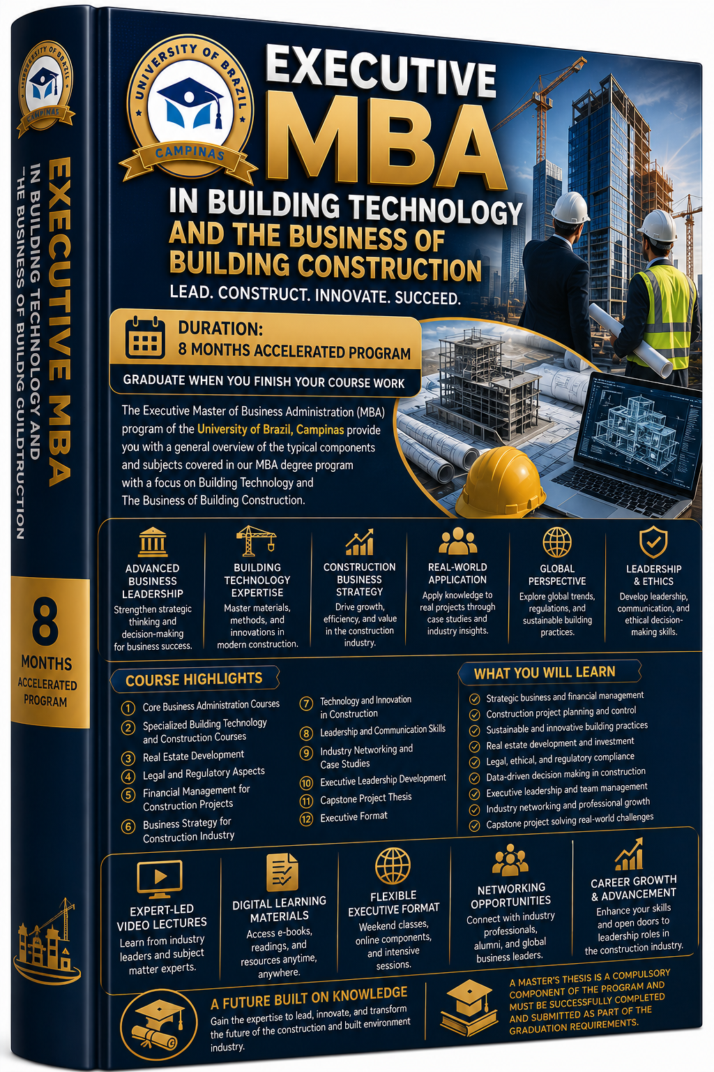 EXECUTIVE MASTERS OF BUSINESS ADMINISTRATION (MBA) – BUILDING TECHNOLOGY AND THE BUSINESS OF BUILDING CONSTRUCTION