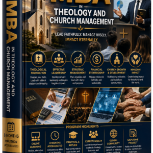 MASTER OF BUSINESS ADMINISTRATION (MBA.) THEOLOGY AND CHURCH MANAGEMENT